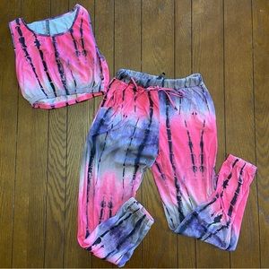 Junior's True Rock Colorful Lounge Set Size Large EUC